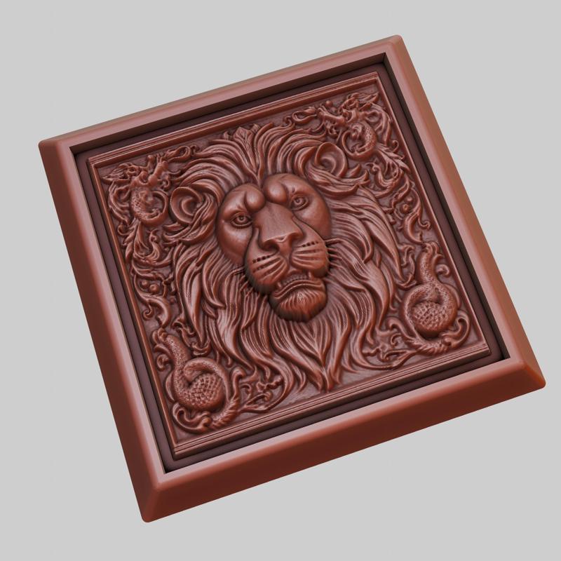 lion Animal 3D Model for CNC Router Laser & 3D Printer
