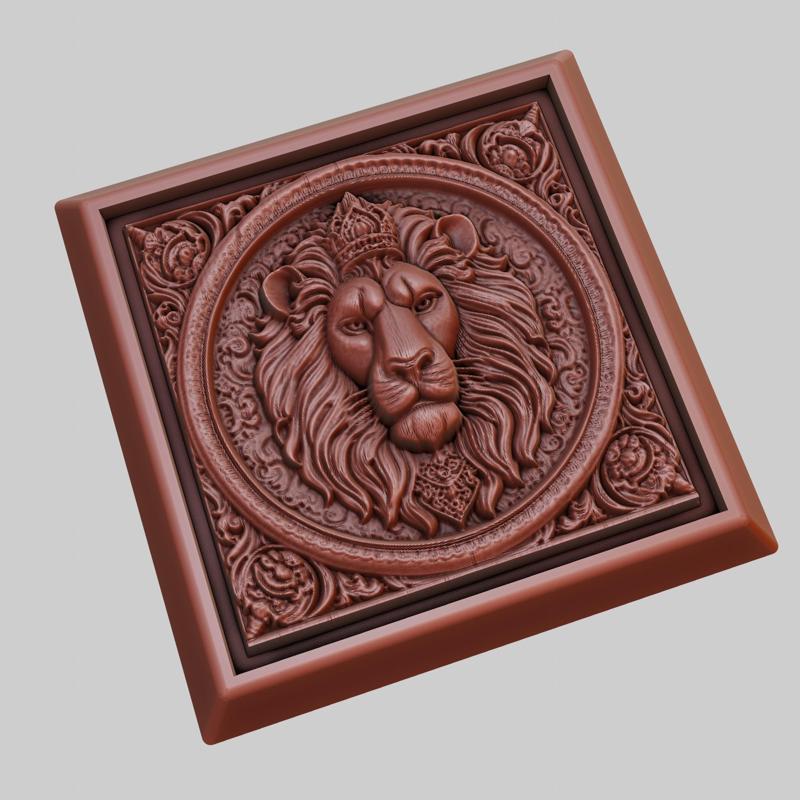 lion Animal 3D Model for CNC Router Laser & 3D Printer