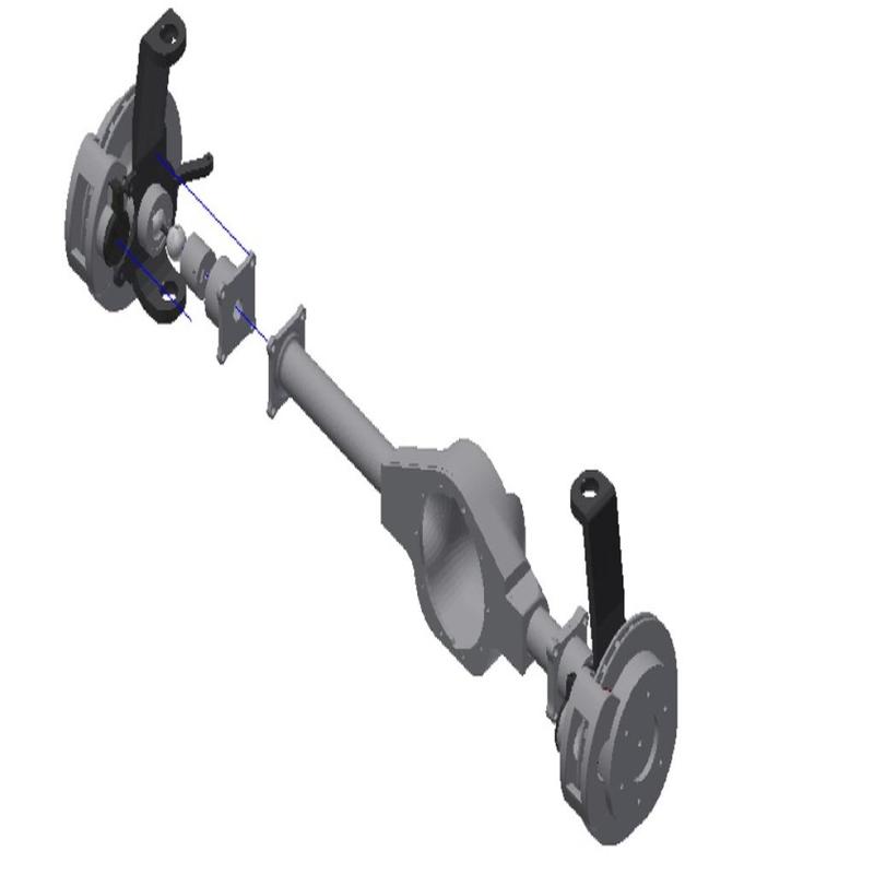 Front Axle 22RE engine