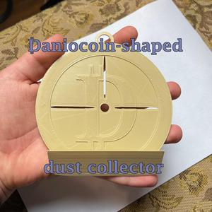 Daniocoin-shaped dust collector