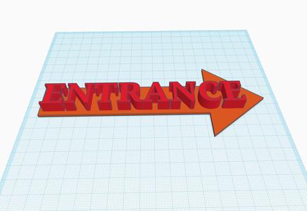Entrance Arrow