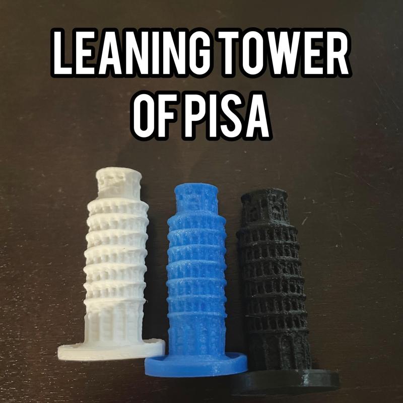Leaning Tower of Pisa (No Supports Needed)