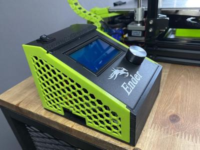 Ender 3 Display and Electronic Stand for SKR 1.3
