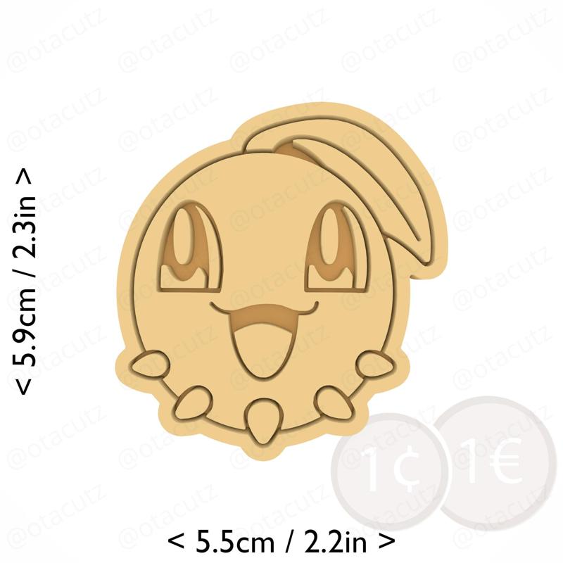#0152 Chikorita Cookie Cutter / Pokemon