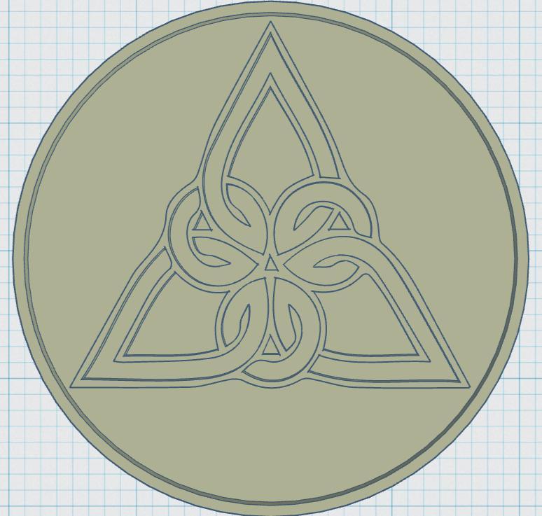 Celtic Symbol Coaster 45