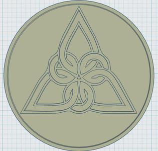 Celtic Symbol Coaster 45