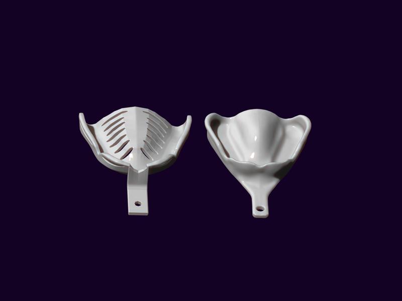dental impression spoon upper and lower