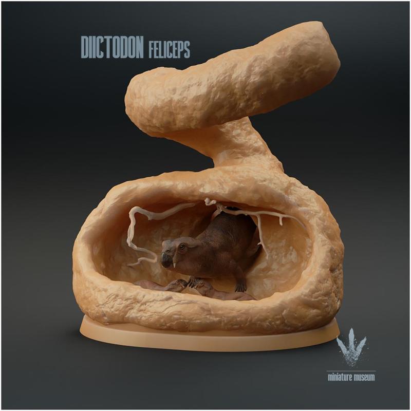 Diictodon feliceps : Underground Home