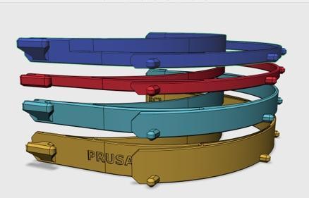 Modified Prusa FaceShield