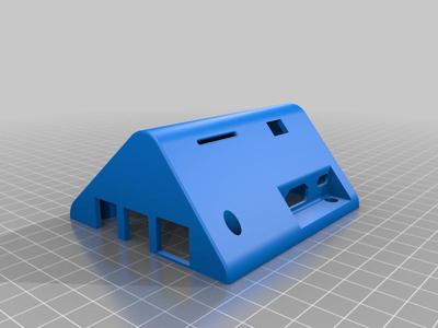 Raspberry Pi 3(2) OctoPi Case with hole ( for filament sensor)