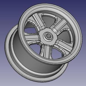 WHEEL RIM 3D MODEL FOR RC VEHICLE