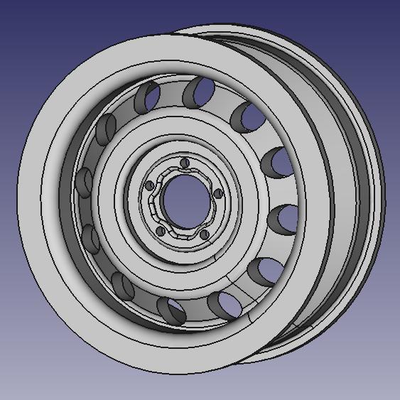 WHEEL RIM RC CAR 3D DESIGN PRINT