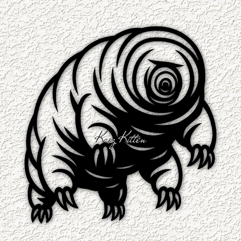 tardigrade water bear wall art home decor