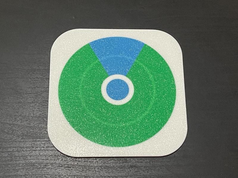 FindMy App Icon for iPhone Coaster