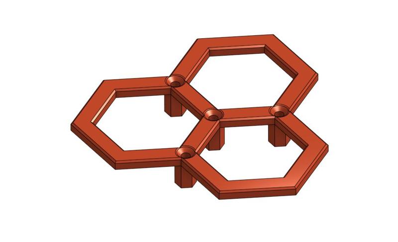 Modular Hex Wall Climber