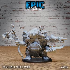 Ettin Mutant General ‧ DnD Miniature ‧ Tabletop Miniatures ‧ Gaming Monster ‧ 3D Model ‧ RPG ‧ DnDminis ‧ STL FILE