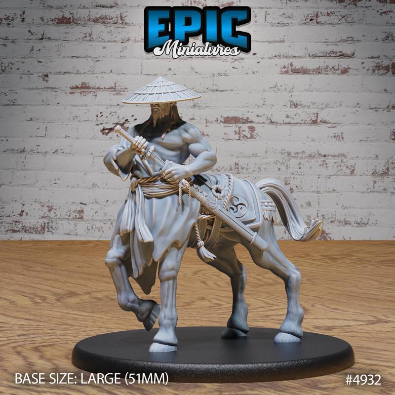Bushi Centaur ‧ DnD Miniature ‧ Tabletop Miniatures ‧ Gaming Monster ‧ 3D Model ‧ RPG ‧ DnDminis ‧ STL FILE