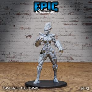 Earth Elemental Female ‧ DnD Miniature ‧ Tabletop Miniatures ‧ Gaming Monster ‧ 3D Model ‧ RPG ‧ DnDminis ‧ STL FILE