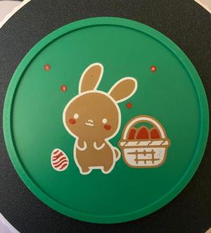 Cute Easter Bunny Coaster