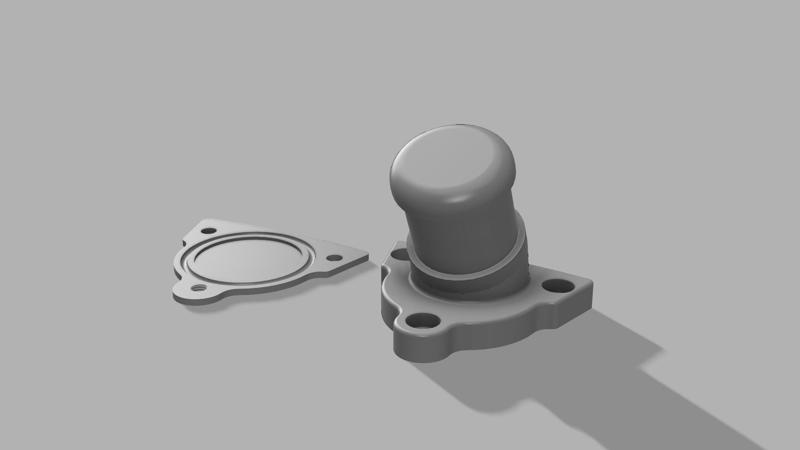 Underseat AirTag Light Mount with O-ring v2