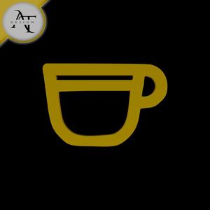 Simple Coffee Cup Symbol - 2D Art
