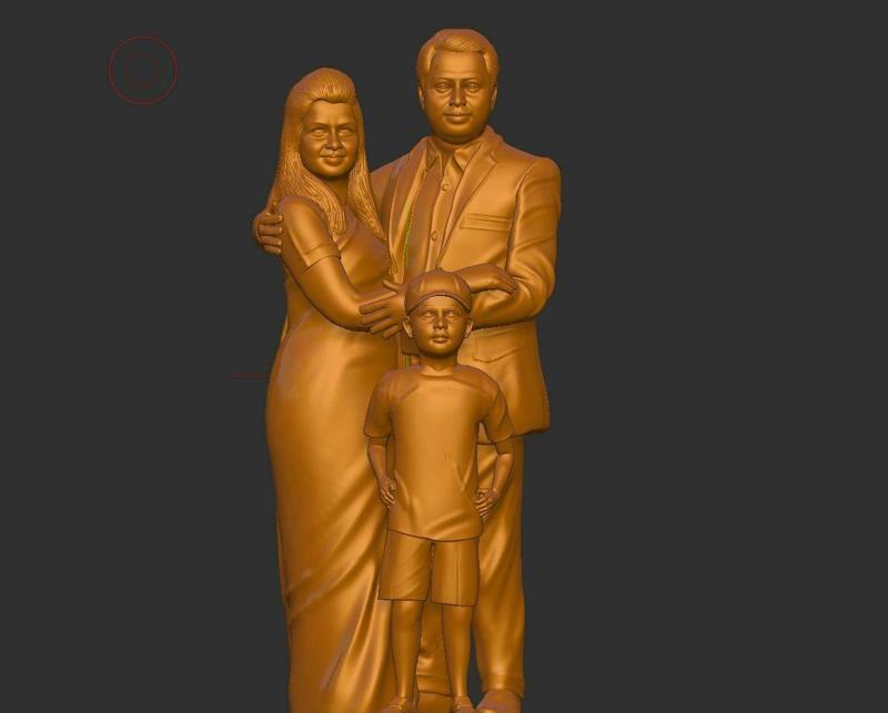 Miniature printable model