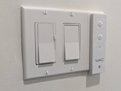 WAC Fan Remote Control Magnetic Switchplate Mount