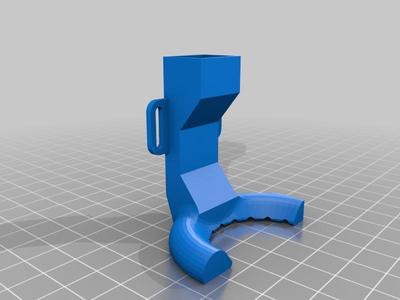 E3D-V6 Bowden Carriage Mount - Cooling duct