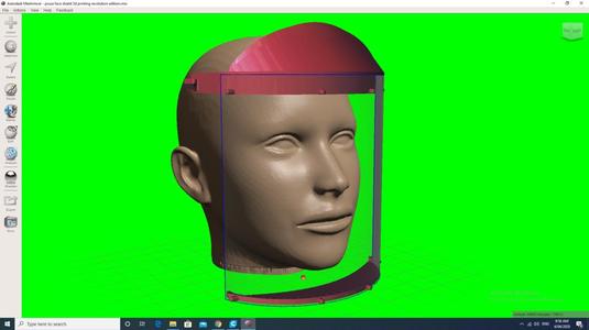 Face Shield Prusa & Verkstan remixes.