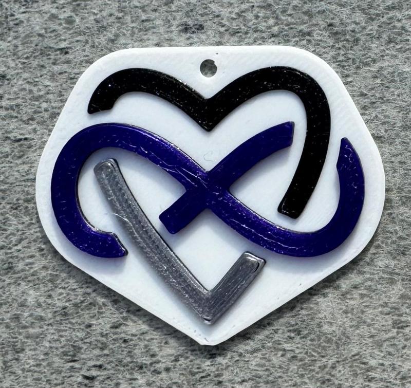Infinity Heart Tag
