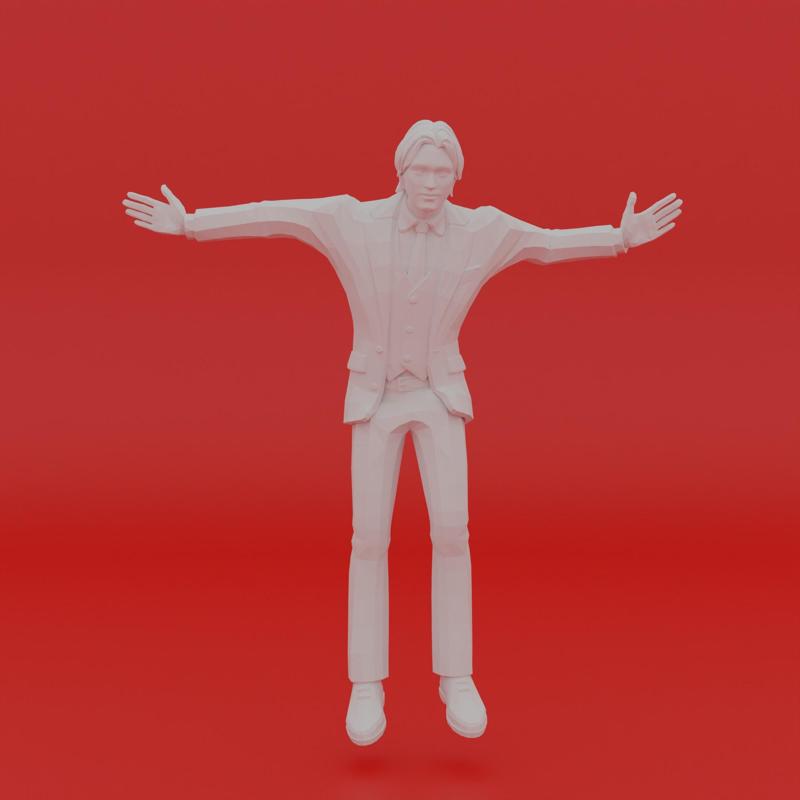 Character Pose Toy Man Miniature Figure 180