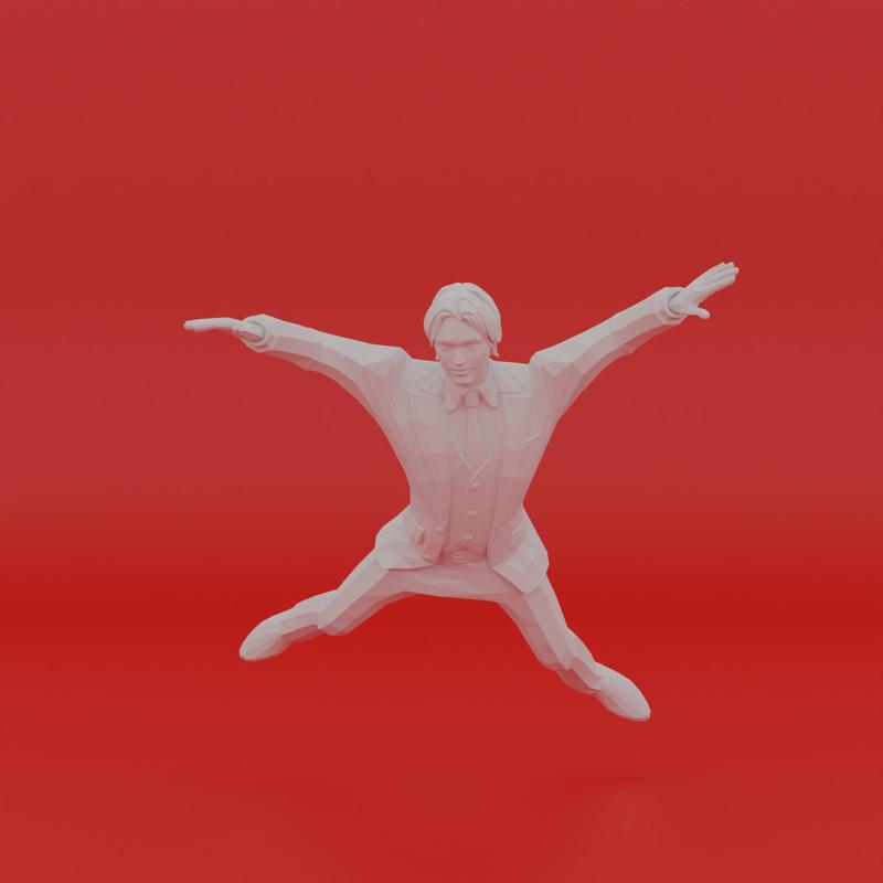 Character Pose Toy Man Miniature Figure 186