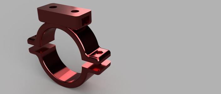 Fire Extinguisher Mount (adjustable sizing with F360)