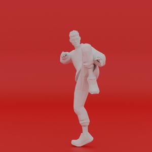 Character Pose Toy Man Miniature Figure 008