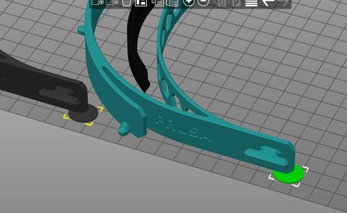 Prusa Face Shields with adhesion pads