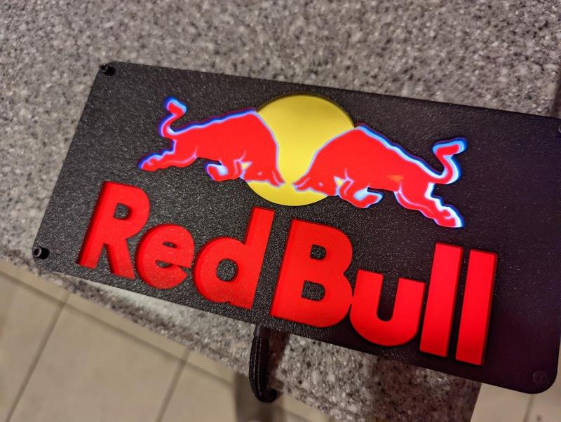 Red Bull Lightbox (3D Faceplate)