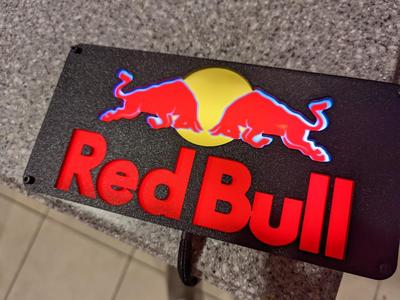Red Bull Lightbox (3D Faceplate)