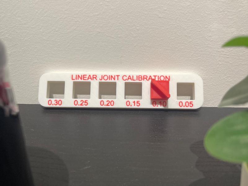 LINEAR TOLLERANCE / JOINT CALIBRATION
