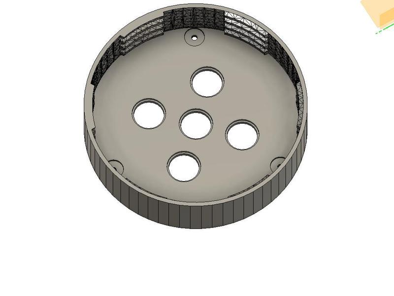HD RBL adapter plate for 5) 12mm bullet nodes