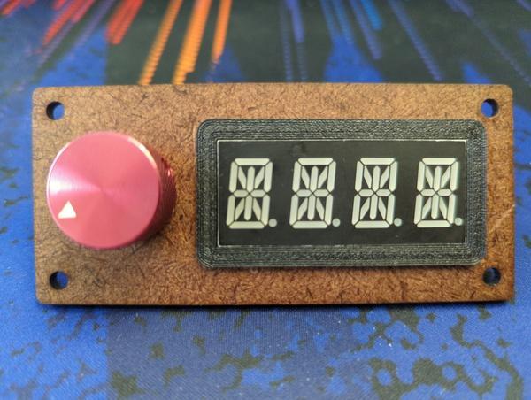 7 or 14 Segment Display Panel Mount