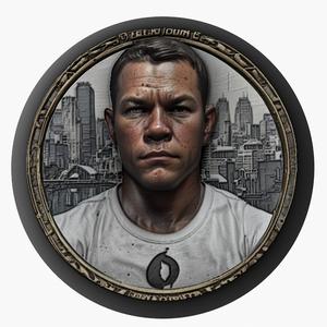 Jason Bourne (Bourne Series) medallion pendant