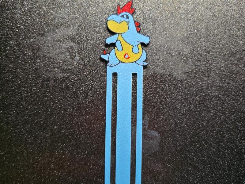 Pokemon Croconaw child's bookmark