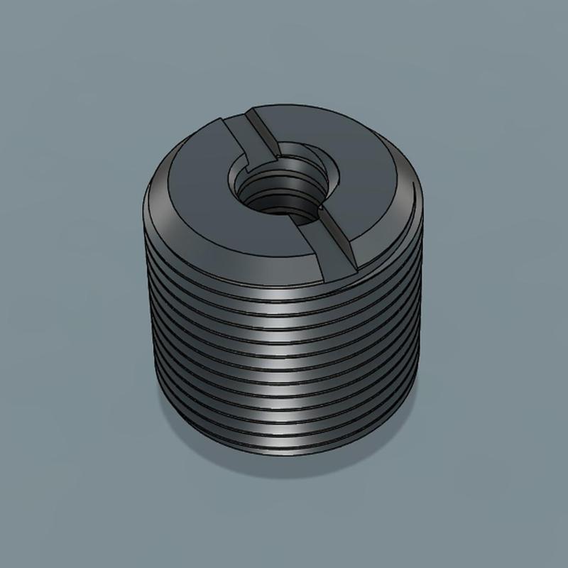 5/8"-27 Male to 1/4"-20 Female Screw Thread Adapter for Microphone