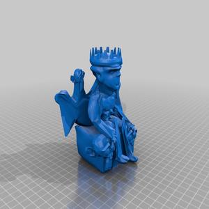 KING ON THRONE 