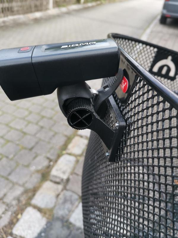 Klickfix Fahrradkorb Lampen Halter / Klickfix Bikebasket Lamp Holder