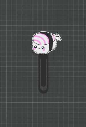 Bookmark Sushi Funny Smile Japan Style Kawaii