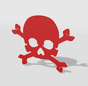 Wall decor skull