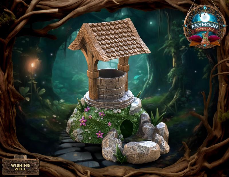 Magical Wishing Well Dice Tower - SUPPORT FREE!