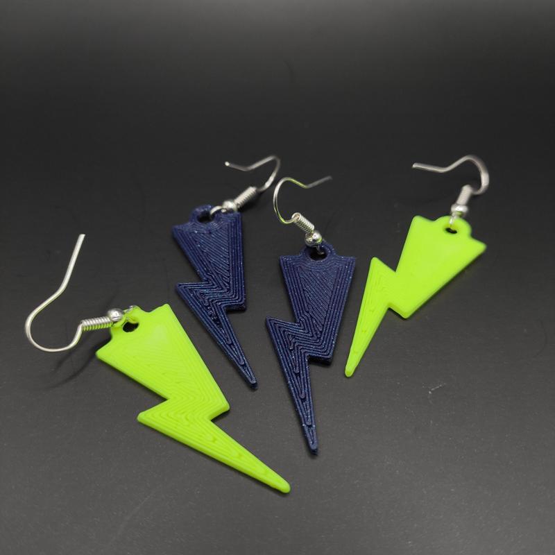 Lightning earrings