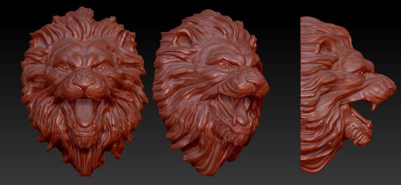 Lion Face 2